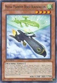 Mecha Phantom Beast Blackfalcon [LTGY-EN023] Common | The Time Vault CA