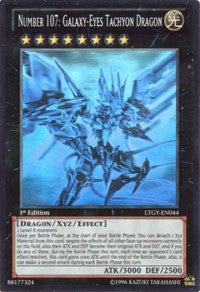 Number 107: Galaxy-Eyes Tachyon Dragon [LTGY-EN044] Ghost Rare | The Time Vault CA