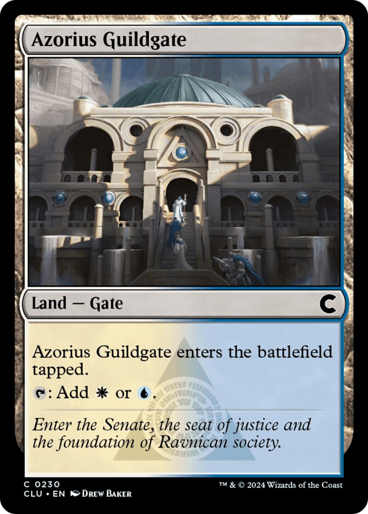 Azorius Guildgate [Ravnica: Clue Edition] | The Time Vault CA