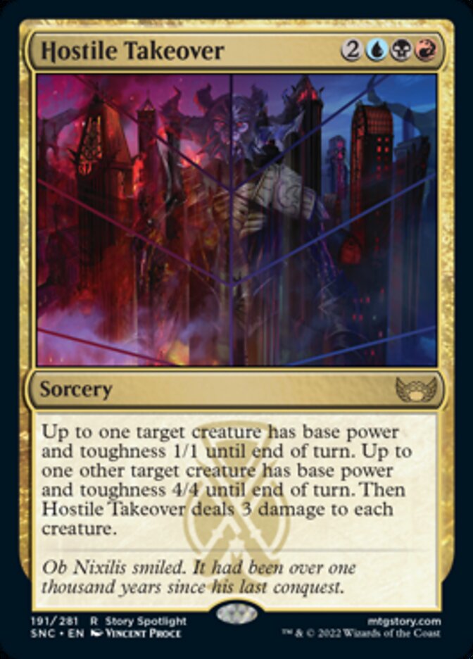 Hostile Takeover [Streets of New Capenna] | The Time Vault CA