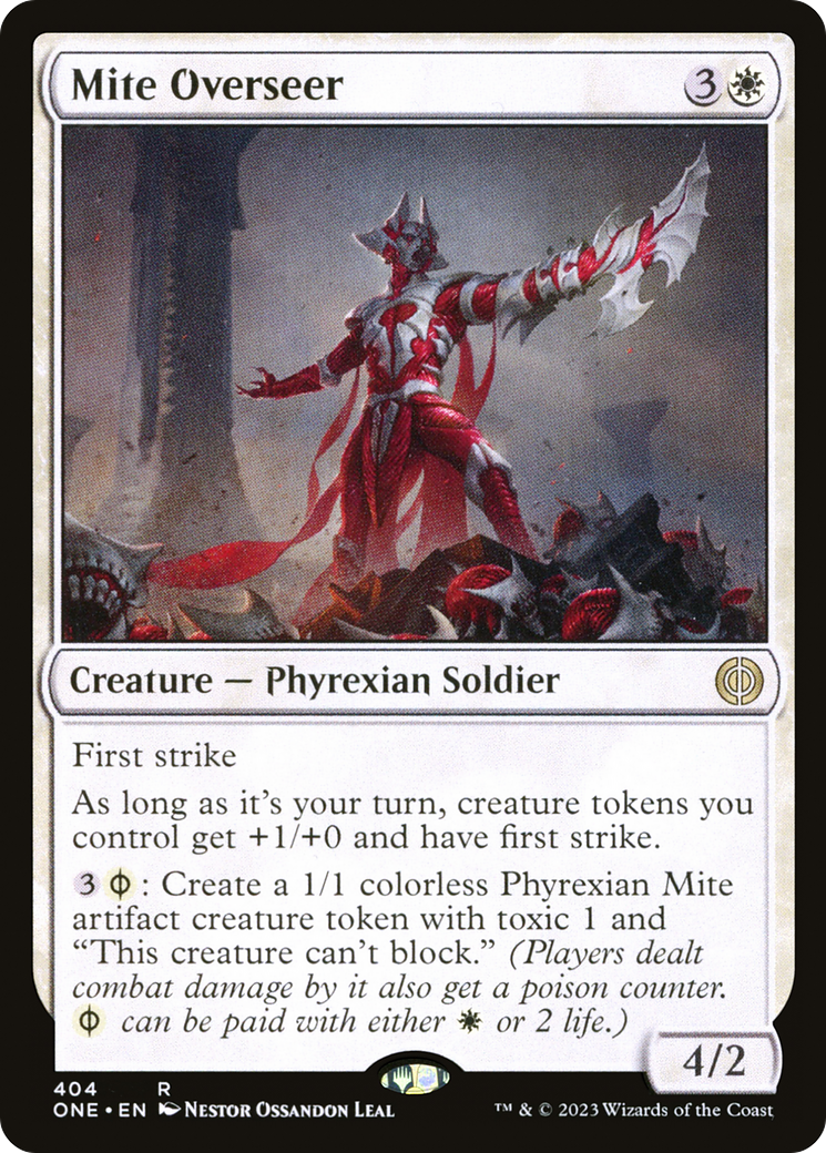 Mite Overseer [Phyrexia: All Will Be One] | The Time Vault CA