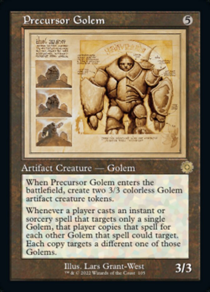 Precursor Golem (Retro Schematic) [The Brothers' War Retro Artifacts] | The Time Vault CA