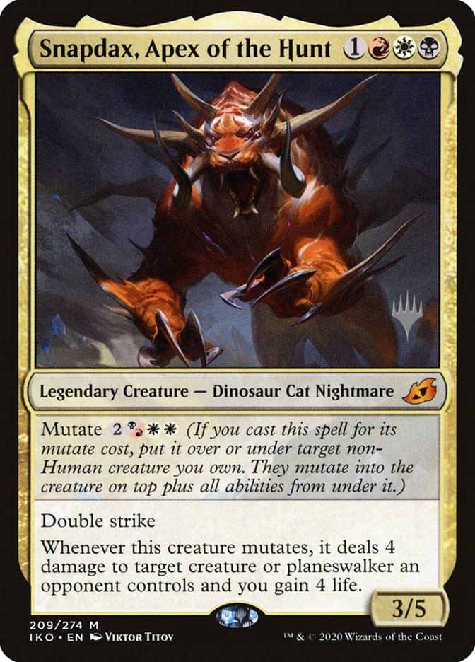 Snapdax, Apex of the Hunt (Promo Pack) [Ikoria: Lair of Behemoths Promos] | The Time Vault CA