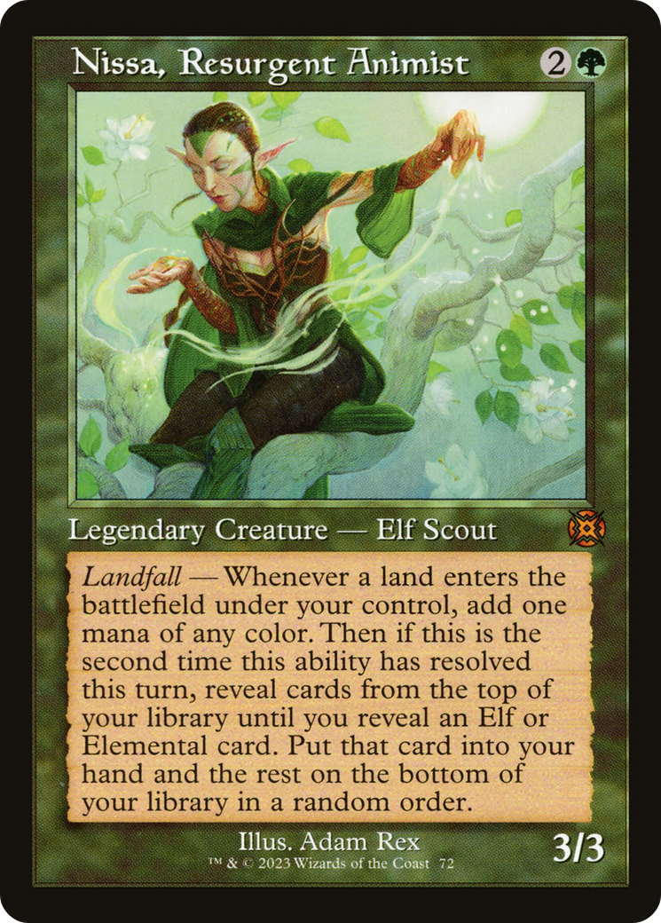 Nissa, Resurgent Animist (Retro) [March of the Machine: The Aftermath] | The Time Vault CA