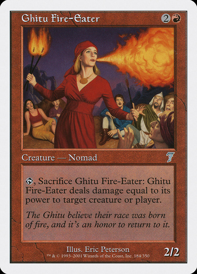 Ghitu Fire-Eater [Seventh Edition] | The Time Vault CA