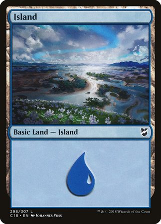 Island (298) [Commander 2018] | The Time Vault CA