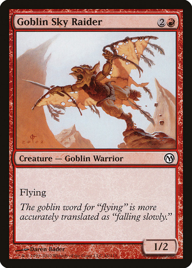 Goblin Sky Raider [Duels of the Planeswalkers] | The Time Vault CA
