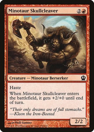 Minotaur Skullcleaver [Theros] | The Time Vault CA