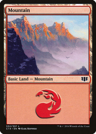 Mountain (332) [Commander 2014] | The Time Vault CA