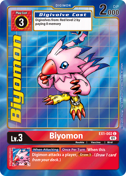 Biyomon [EX1-002] (Alternate Art) [Classic Collection] | The Time Vault CA