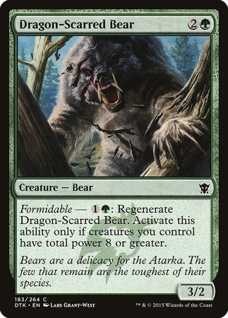 Dragon-Scarred Bear [Dragons of Tarkir] | The Time Vault CA