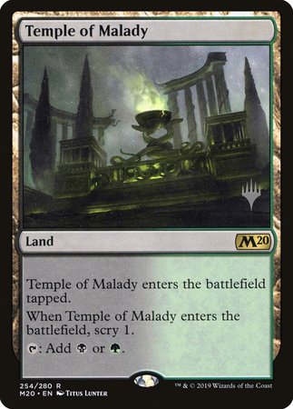 Temple of Malady [Core Set 2020 Promos] | The Time Vault CA
