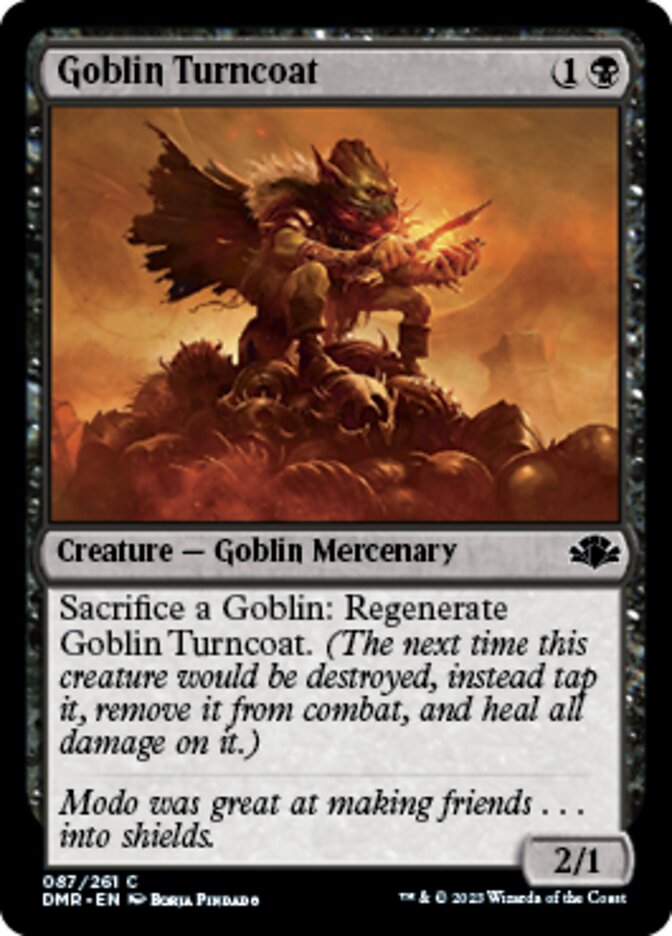 Goblin Turncoat [Dominaria Remastered] | The Time Vault CA