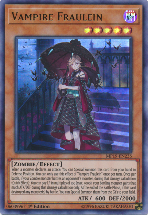 Vampire Fraulein [MP19-EN235] Ultra Rare | The Time Vault CA