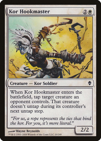 Kor Hookmaster [Zendikar] | The Time Vault CA