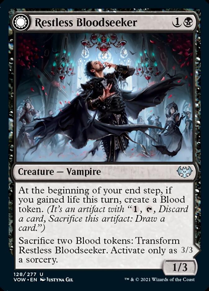 Restless Bloodseeker // Bloodsoaked Reveler [Innistrad: Crimson Vow] | The Time Vault CA