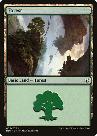 Forest (33) [Duel Decks: Nissa vs. Ob Nixilis] | The Time Vault CA