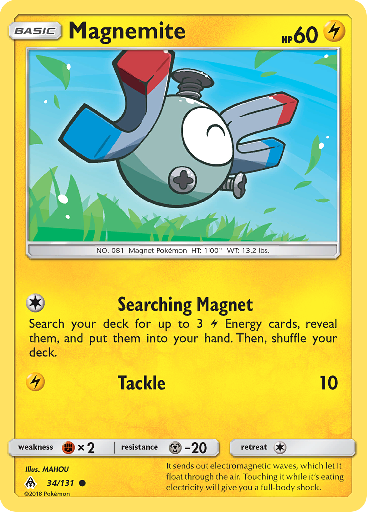 Magnemite (34/131) [Sun & Moon: Forbidden Light] | The Time Vault CA