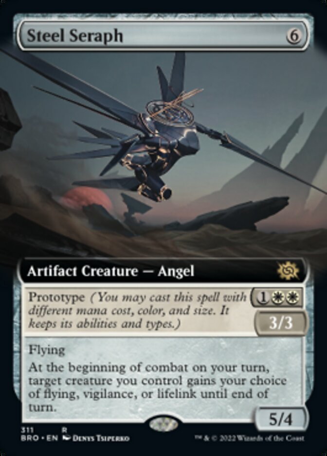 Steel Seraph (Extended Art) [The Brothers' War] | The Time Vault CA