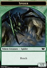 Spider // Dragon Double-Sided Token [Commander 2015 Tokens] | The Time Vault CA