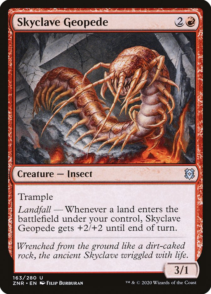 Skyclave Geopede [Zendikar Rising] | The Time Vault CA