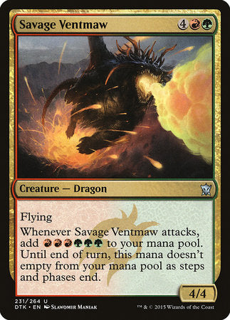 Savage Ventmaw [Dragons of Tarkir] | The Time Vault CA