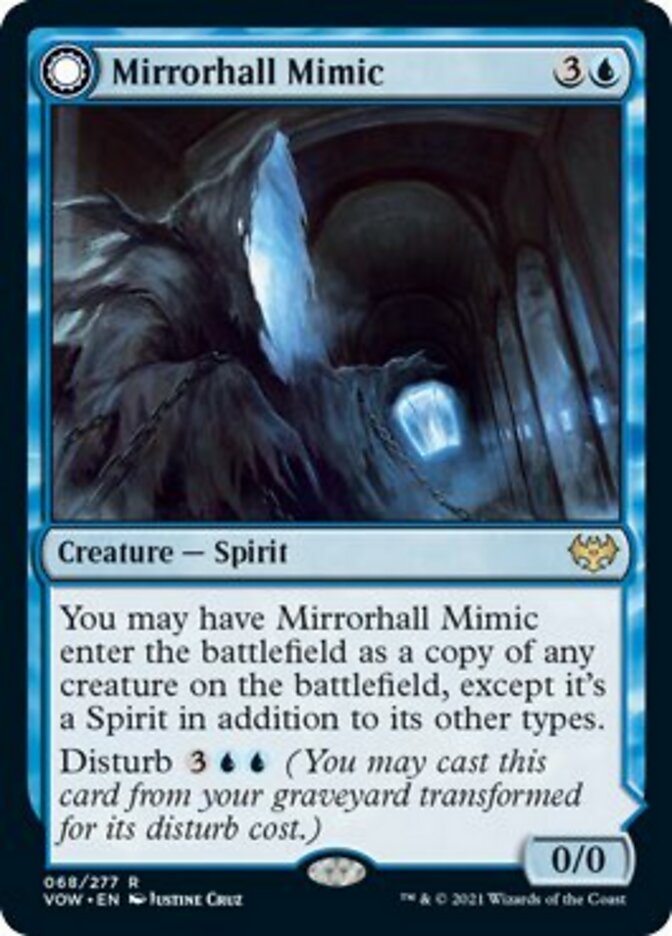 Mirrorhall Mimic // Ghastly Mimicry [Innistrad: Crimson Vow] | The Time Vault CA