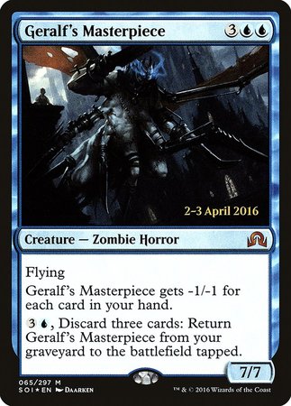 Geralf's Masterpiece [Shadows over Innistrad Promos] | The Time Vault CA