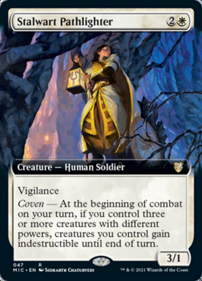 Stalwart Pathlighter (Extended) [Innistrad: Midnight Hunt Commander] | The Time Vault CA