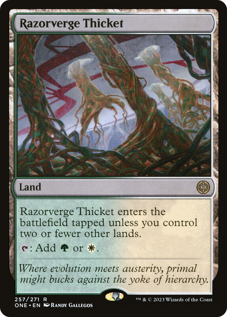 Razorverge Thicket [Phyrexia: All Will Be One] | The Time Vault CA