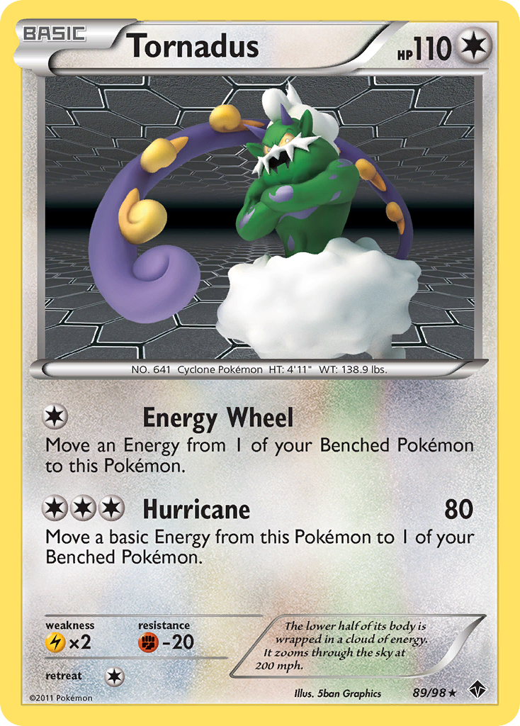 Tornadus (89/98) [Black & White: Emerging Powers] | The Time Vault CA