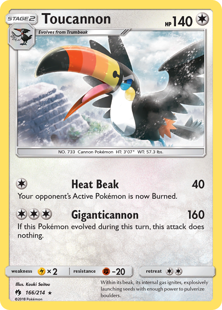 Toucannon (166/214) [Sun & Moon: Lost Thunder] | The Time Vault CA