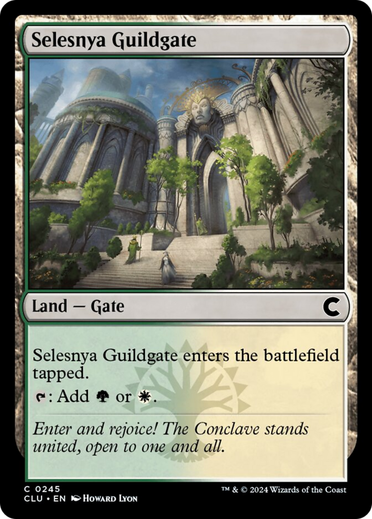 Selesnya Guildgate [Ravnica: Clue Edition] | The Time Vault CA