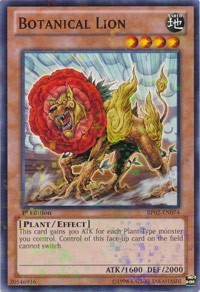 Botanical Lion [BP02-EN074] Mosaic Rare | The Time Vault CA