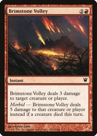 Brimstone Volley [Innistrad] | The Time Vault CA