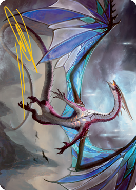 Moonveil Regent Art Card (Gold-Stamped Signature) [Innistrad: Midnight Hunt Art Series] | The Time Vault CA