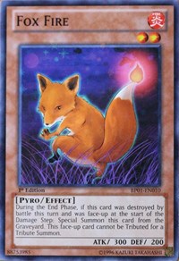 Fox Fire [BP01-EN010] Starfoil Rare | The Time Vault CA