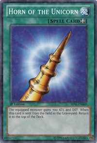 Horn of the Unicorn [BP01-EN069] Starfoil Rare | The Time Vault CA