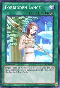 Forbidden Lance [BP01-EN084] Starfoil Rare | The Time Vault CA