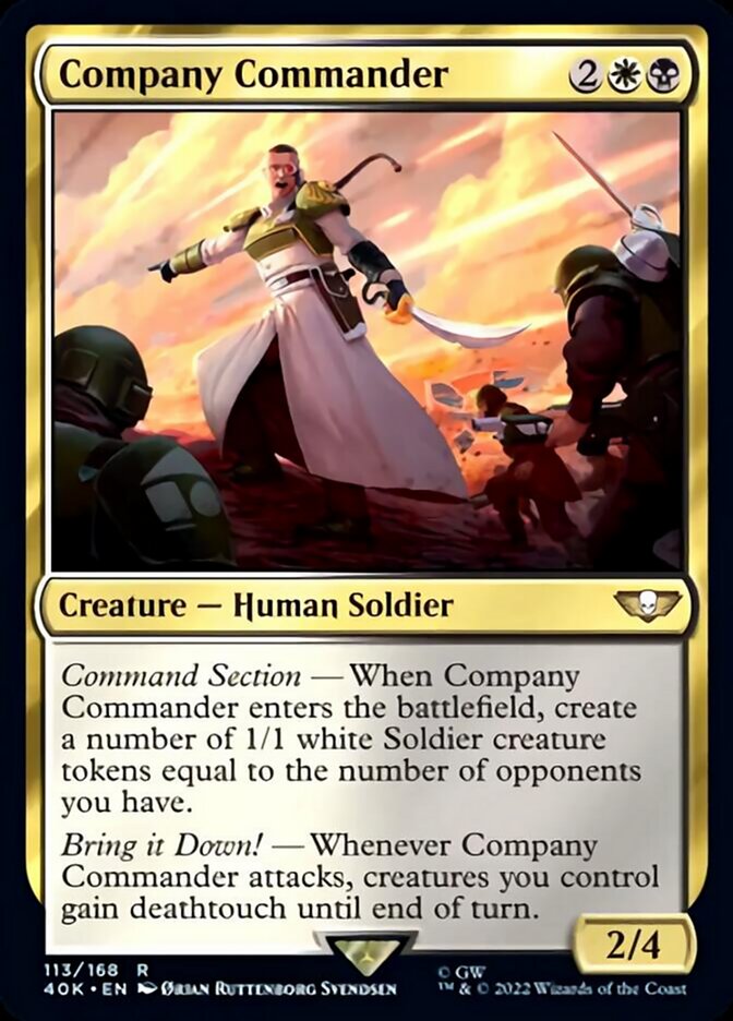 Company Commander [Universes Beyond: Warhammer 40,000] | The Time Vault CA
