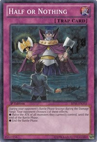 Half or Nothing [BP01-EN101] Starfoil Rare | The Time Vault CA