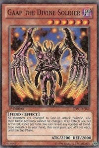 Gaap the Divine Soldier [BP01-EN150] Starfoil Rare | The Time Vault CA