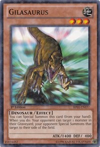Gilasaurus [BP01-EN177] Starfoil Rare | The Time Vault CA