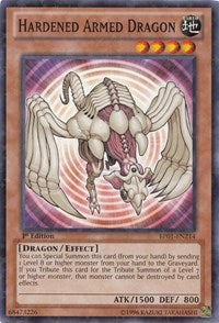 Hardened Armed Dragon [BP01-EN214] Starfoil Rare | The Time Vault CA