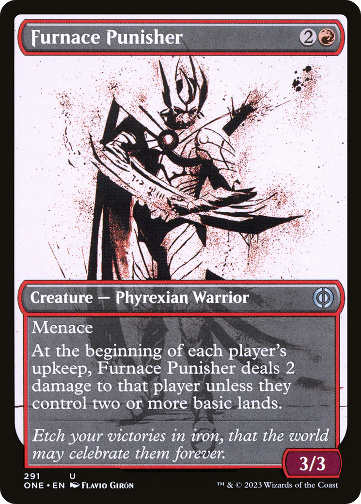 Furnace Punisher (Showcase Ichor) [Phyrexia: All Will Be One] | The Time Vault CA