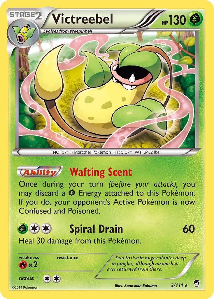 Victreebel (3/111) (Theme Deck Exclusive) [XY: Furious Fists] | The Time Vault CA