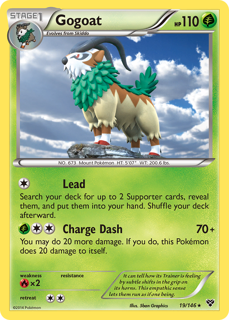 Gogoat (19/146) [XY: Base Set] | The Time Vault CA