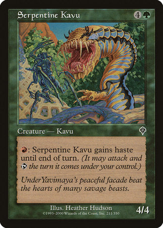 Serpentine Kavu [Invasion] | The Time Vault CA