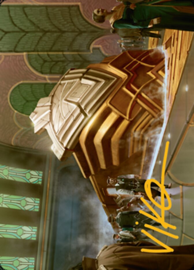 Capenna Express Art Card (Gold-Stamped Signature) [Streets of New Capenna Art Series] | The Time Vault CA