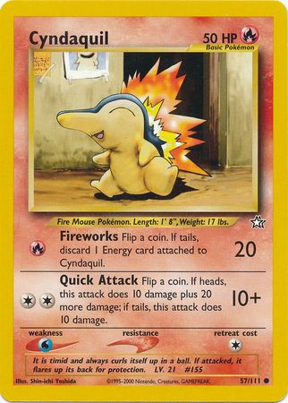 Cyndaquil (57/111) [Neo Genesis Unlimited] | The Time Vault CA